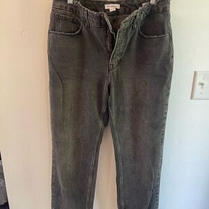 Good American Women's Straight Leg Jeans - Dark Gray